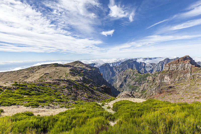 马德拉岛的Pico do Arieiro